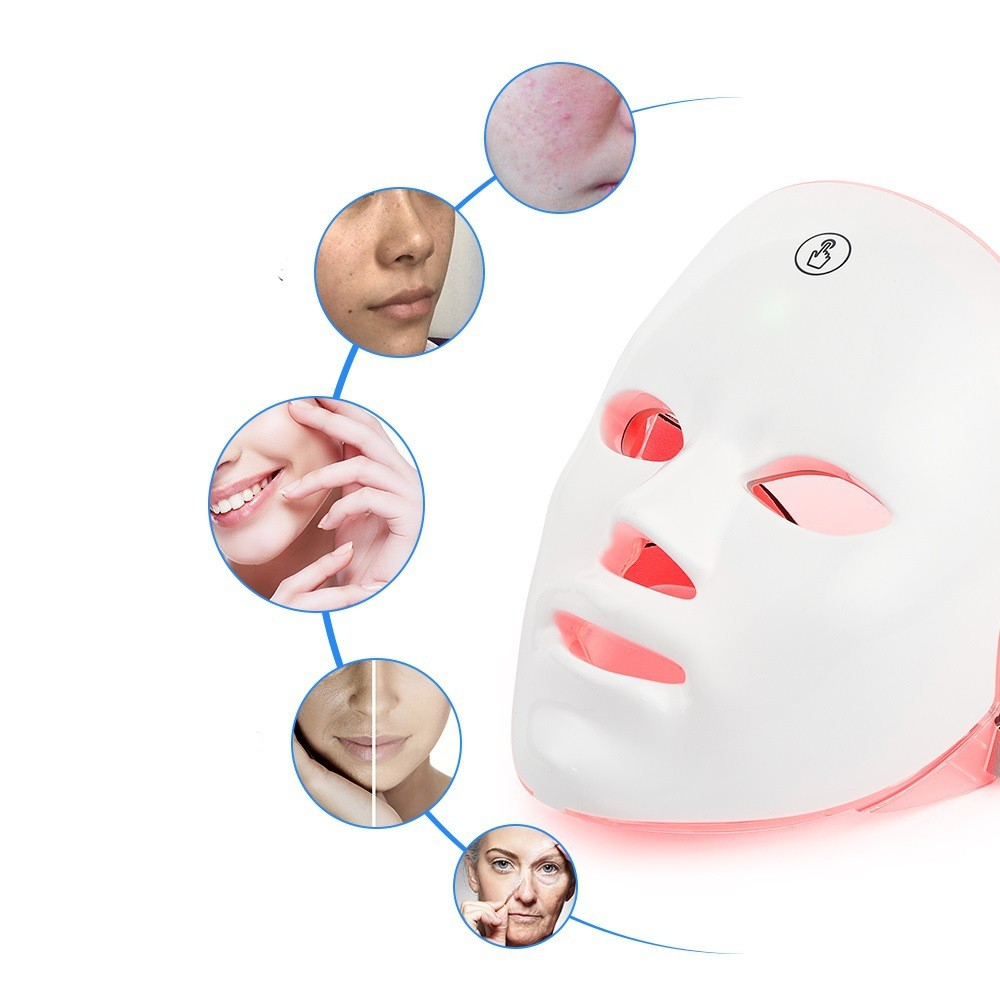 LED Light Therapy Face Mask – Skin Rejuvenation & Anti-Aging Treatment